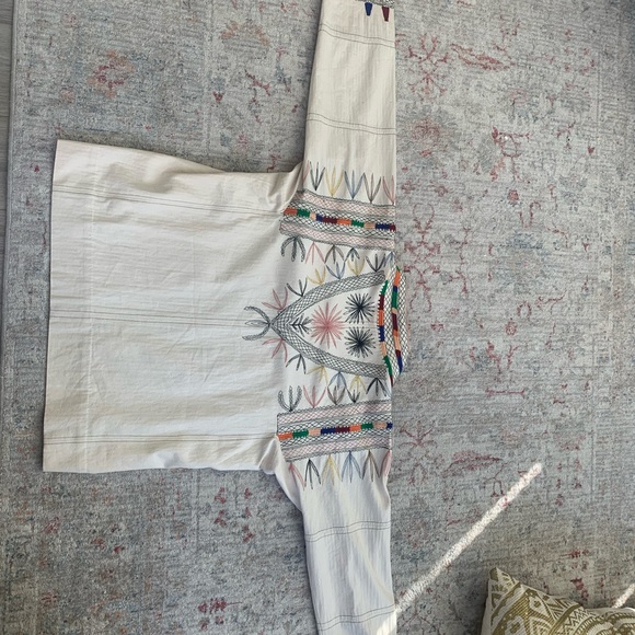 Linen artisan boho blazer - Picture 4 of 5